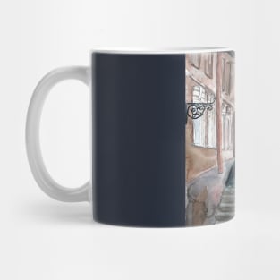 Odessa courtyard. Ukraine. Mug